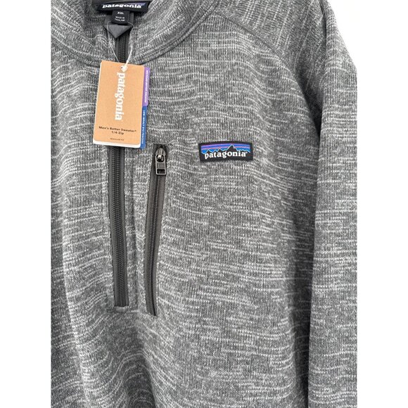 Patagonia Mens Better Sweater 1/4-Zip Pullover XXL Gray - Picture 3 of 12